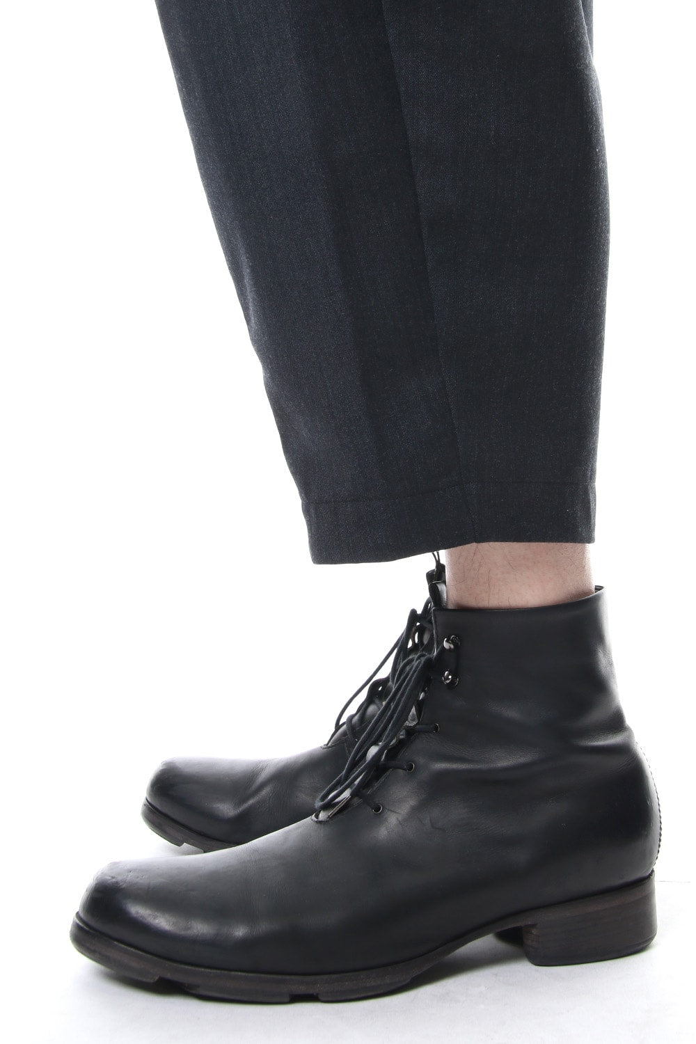 Cropped Pants Wool Gabardine