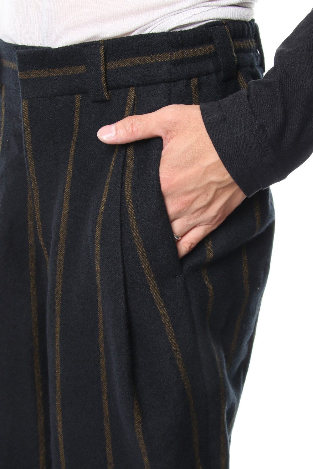 Relax Pants Wool Stripe