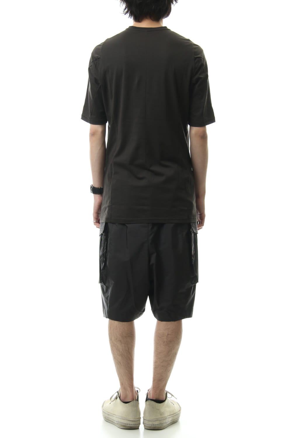 Cargo short pants High density silk - Charcoal