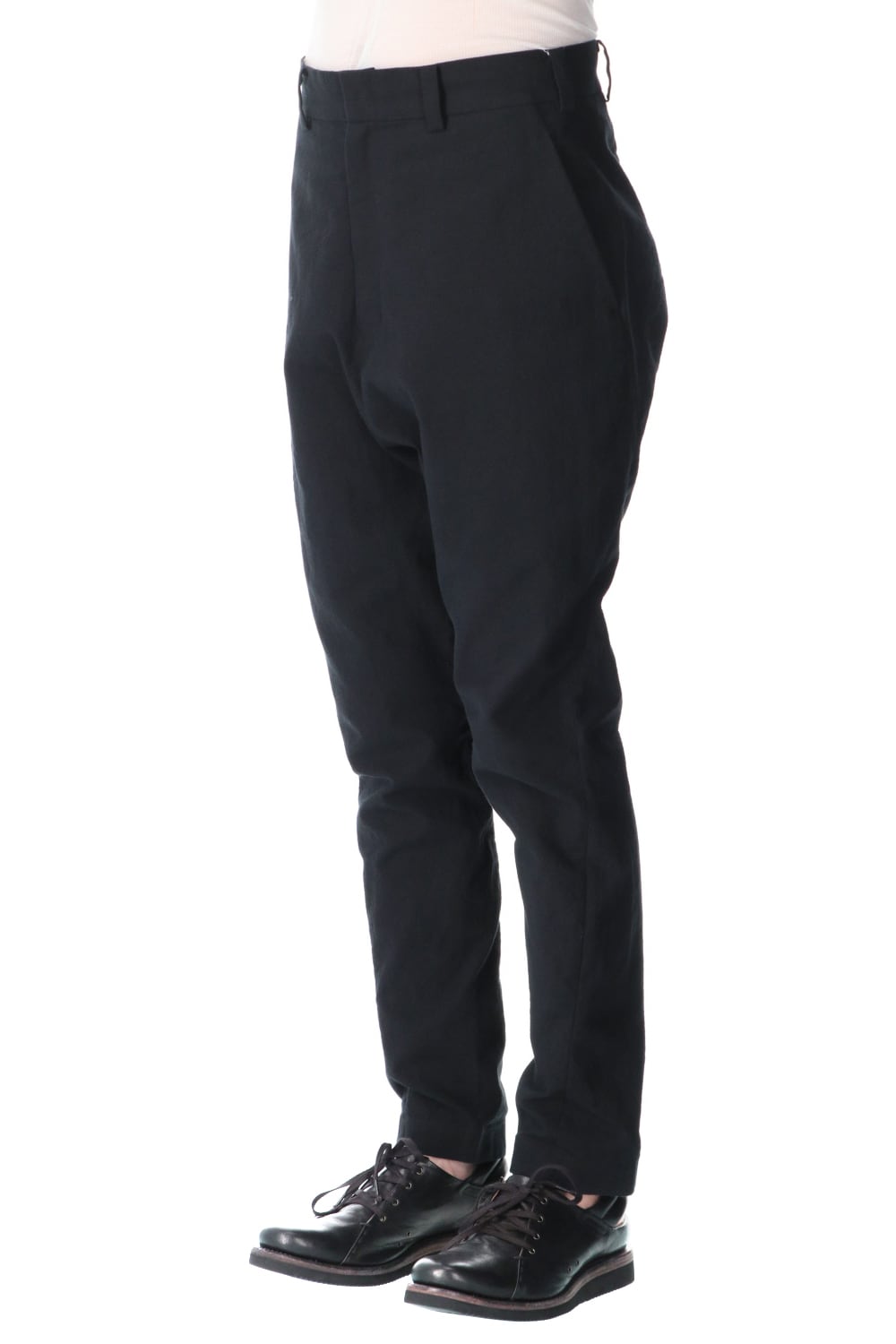 Drop crotch pants cotton / nylon