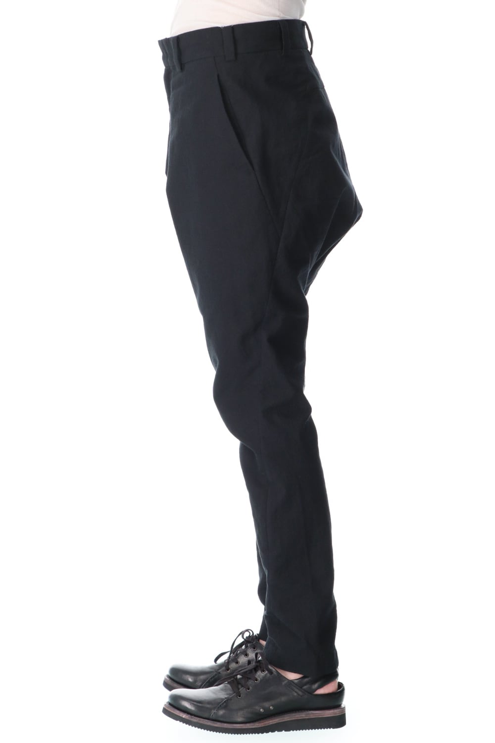 Drop crotch pants cotton / nylon