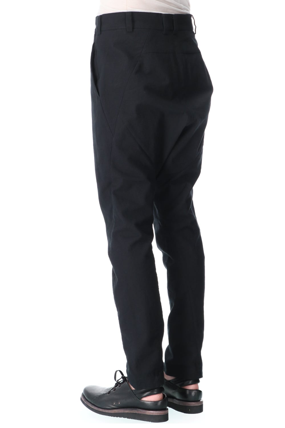 Drop crotch pants cotton / nylon