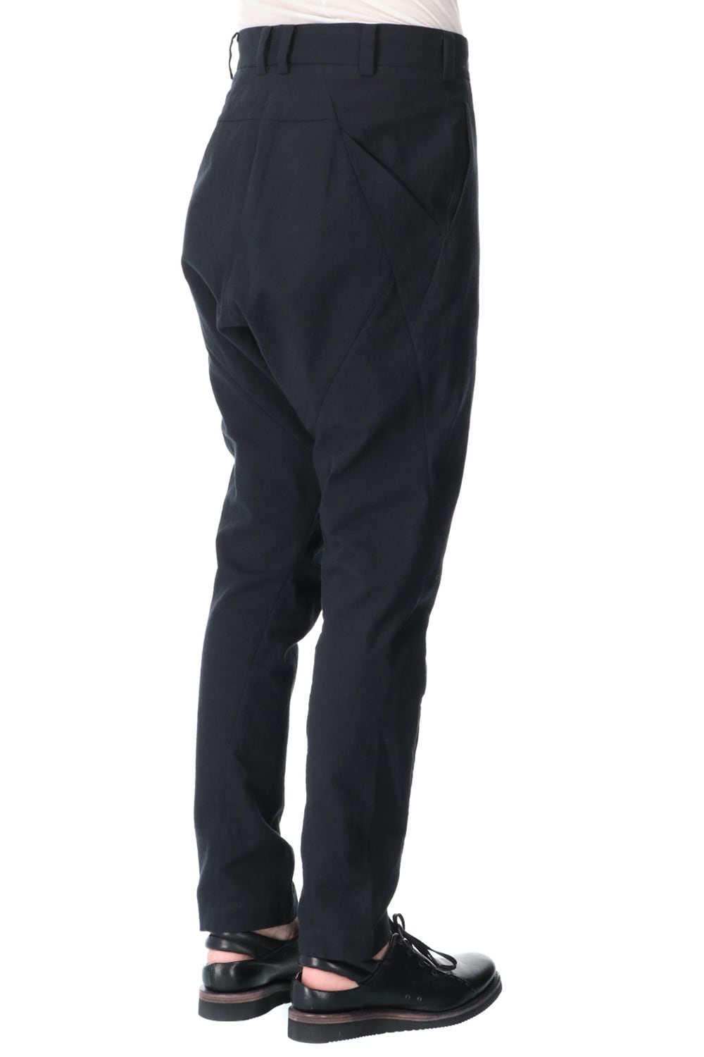 Drop crotch pants cotton / nylon