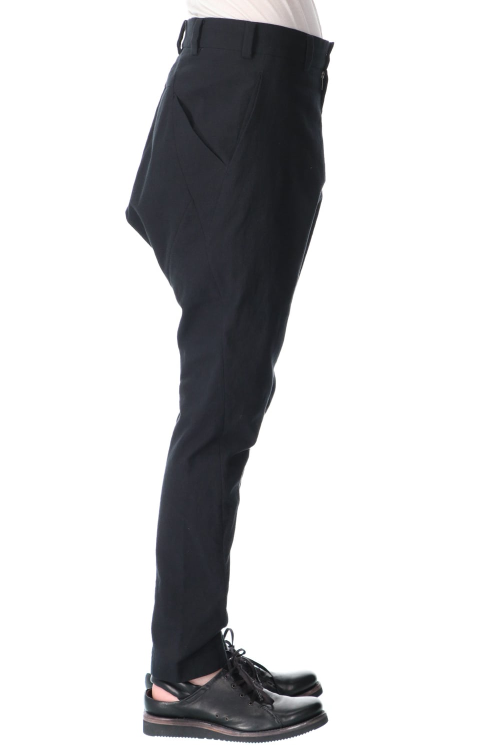 Drop crotch pants cotton / nylon