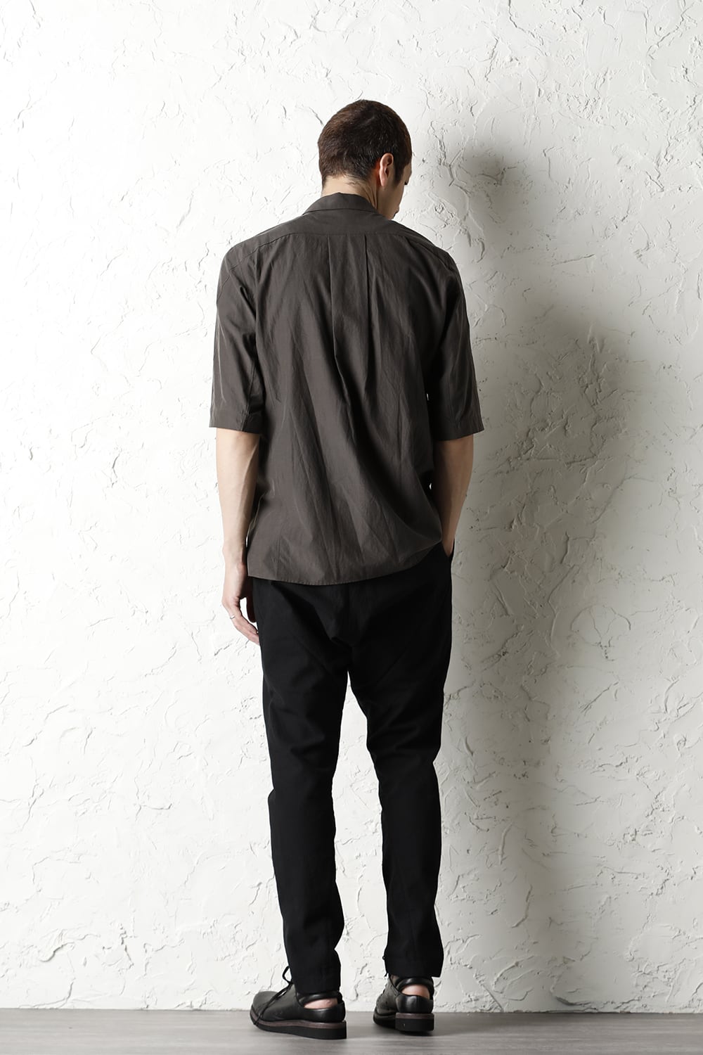 Drop crotch pants cotton / nylon