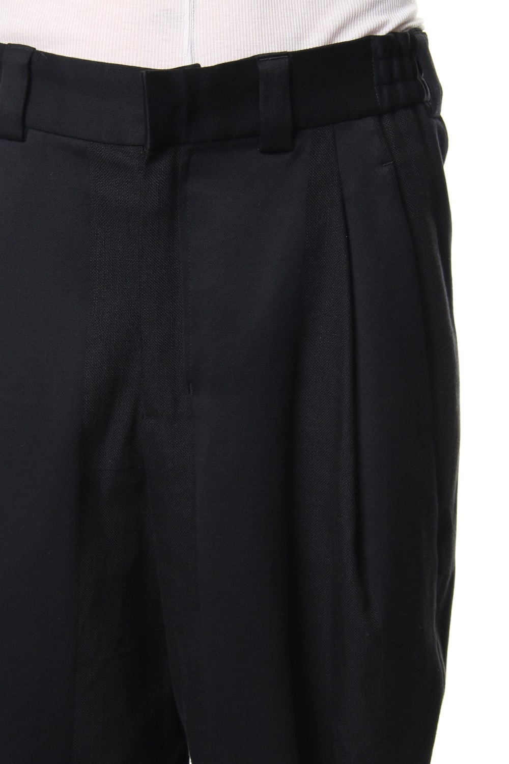 Relax pants cotton linen stripe