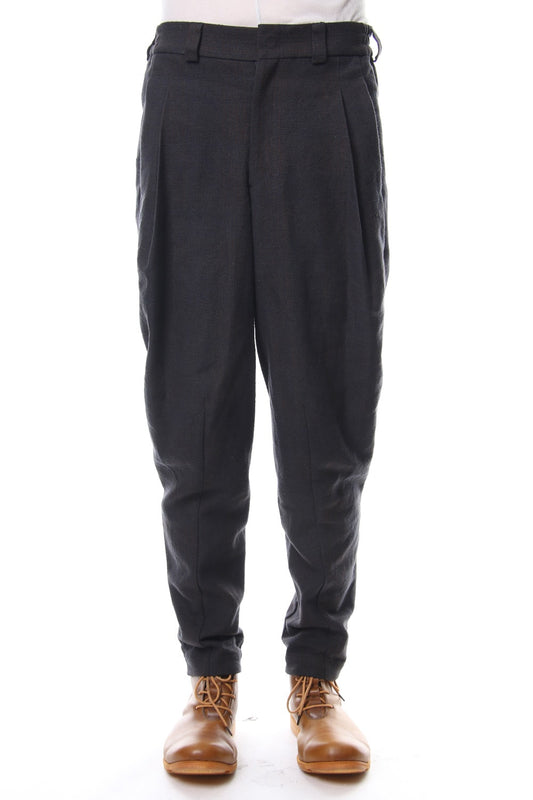 Relax pants   silk / linen check