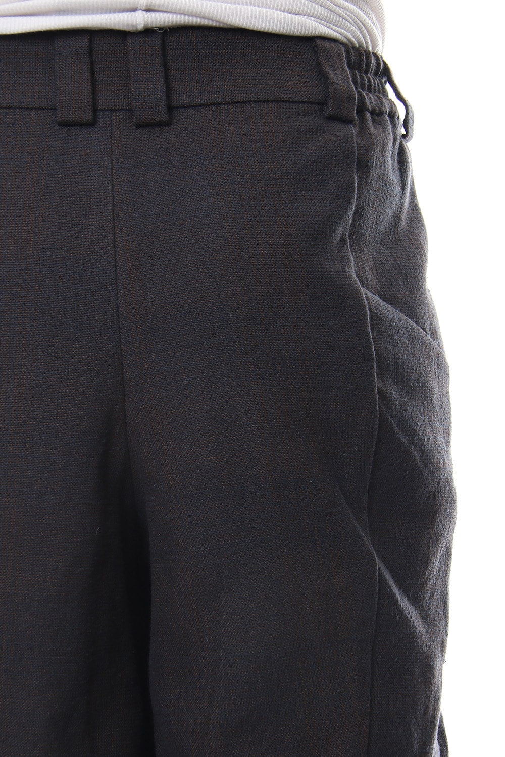 Relax pants   silk / linen check