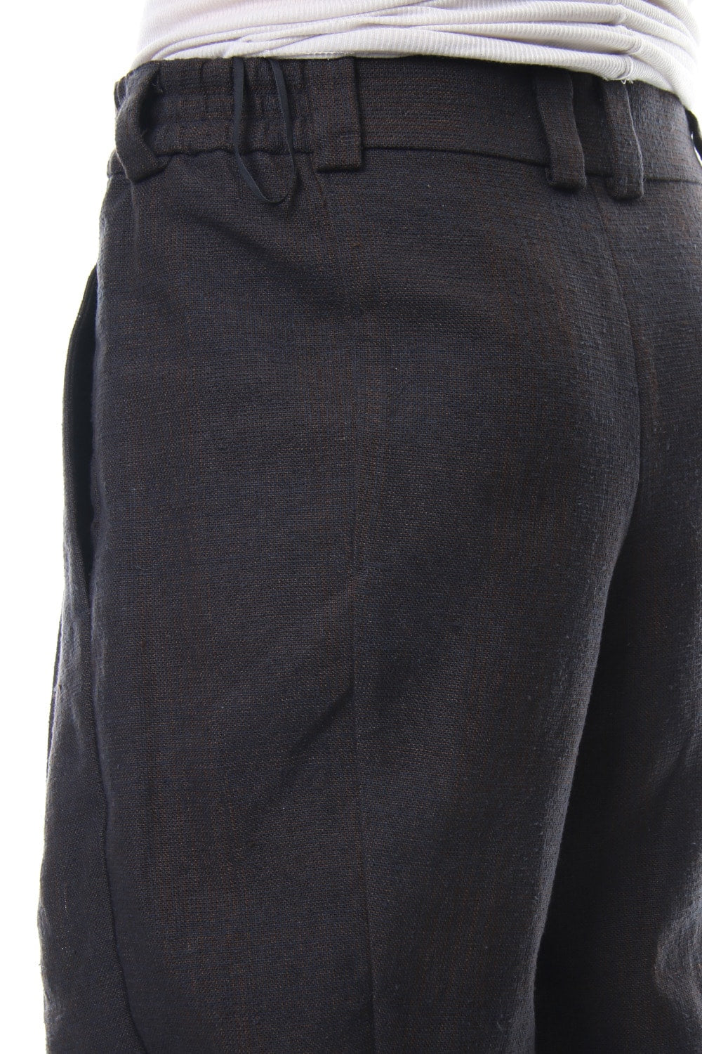 Relax pants   silk / linen check