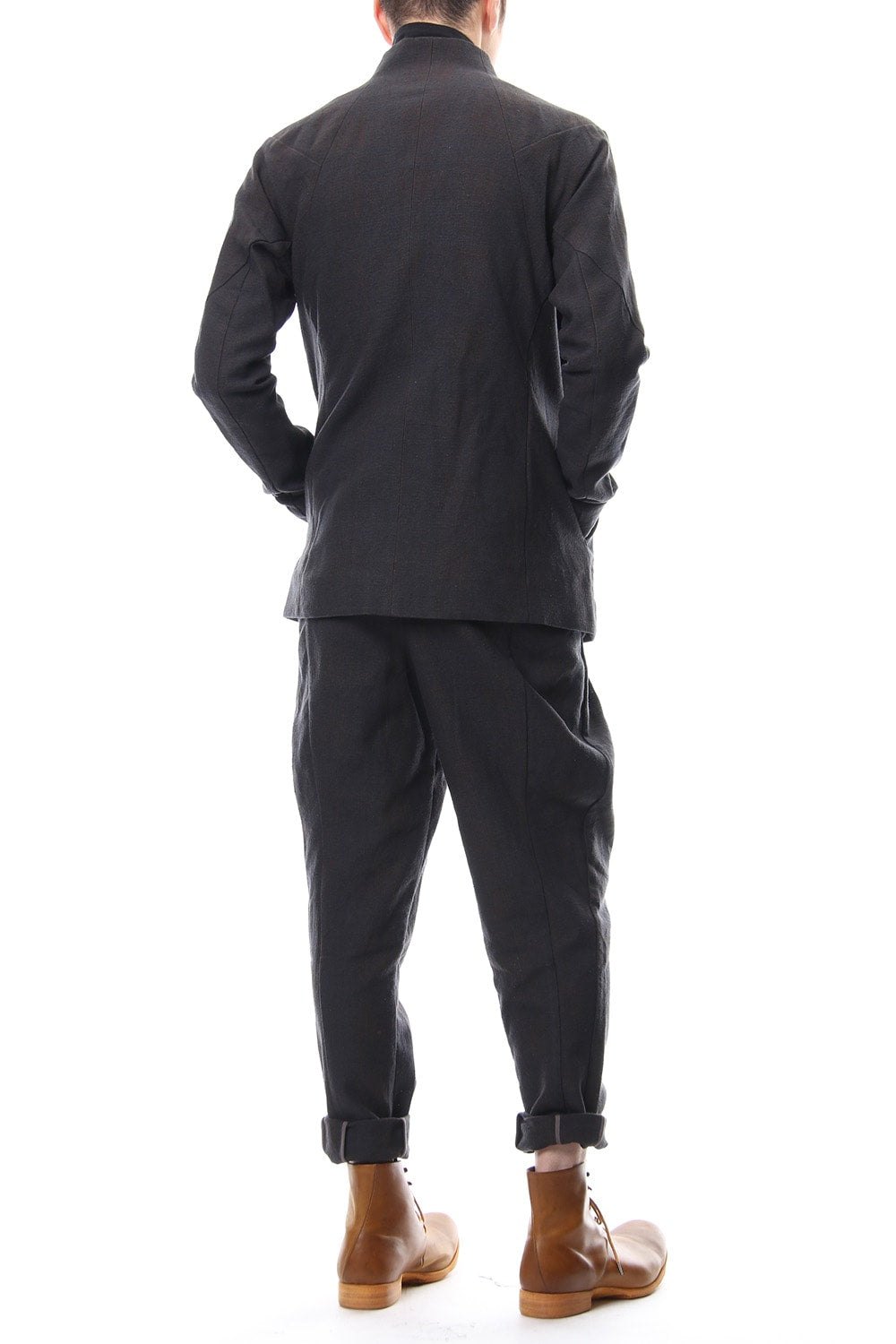 Relax pants   silk / linen check