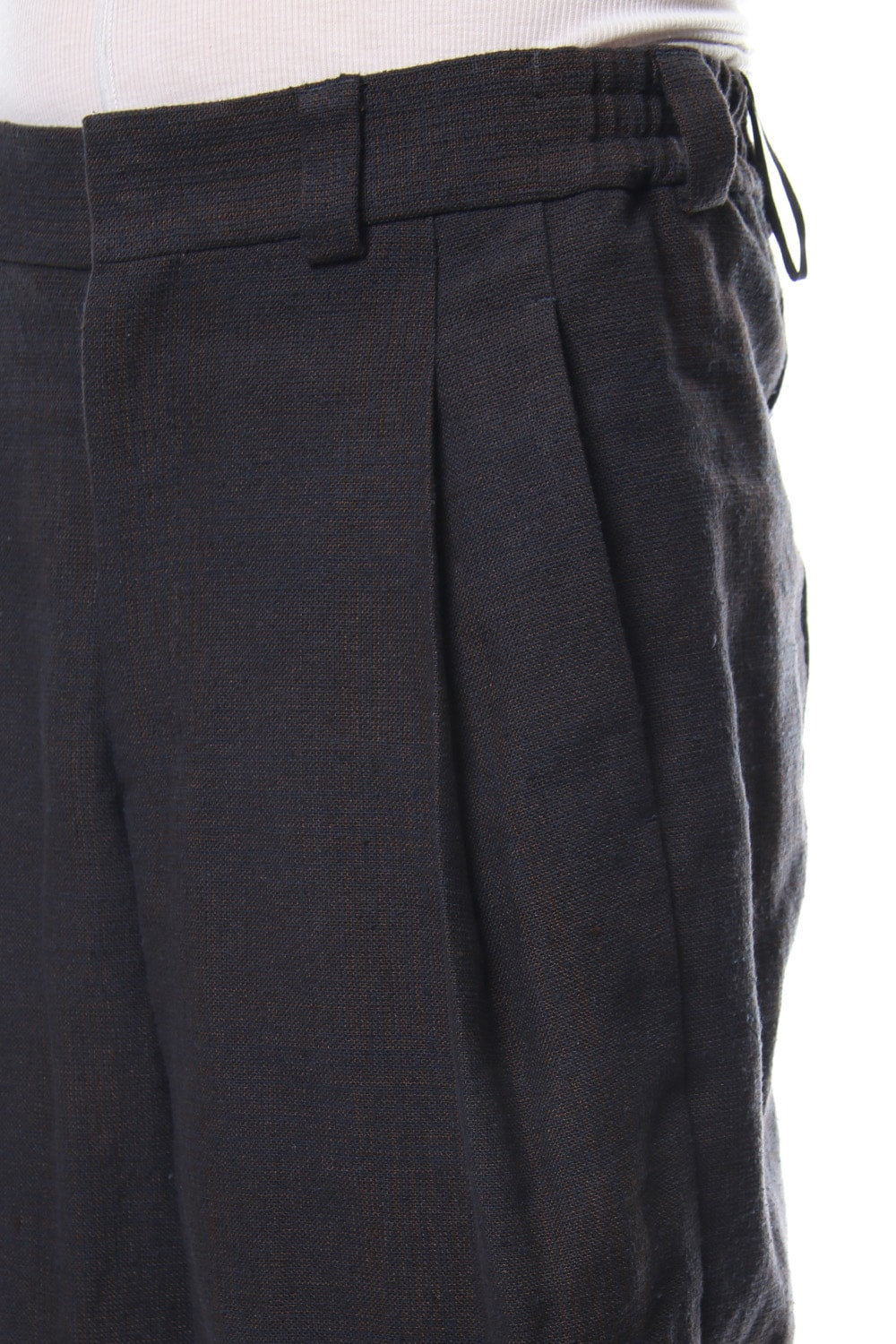 Relax pants   silk / linen check