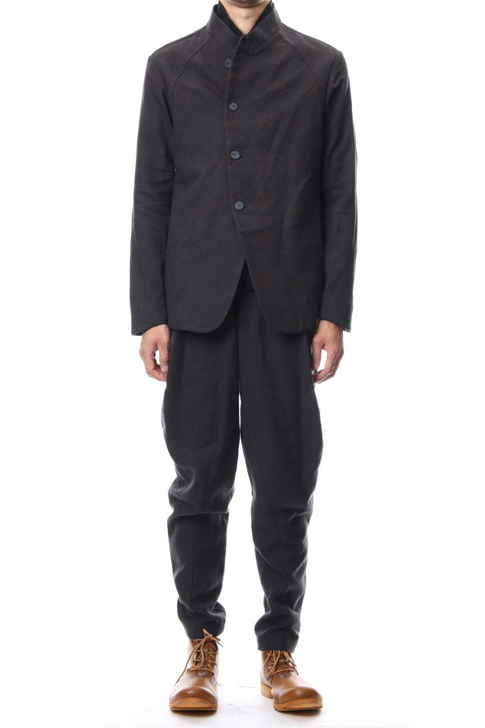 Relax pants   silk / linen check