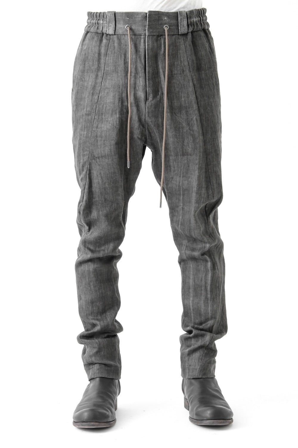Easy Pants Linen Denim Charcoal Dyed