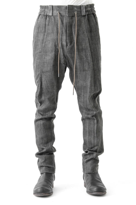 Easy Pants Linen Denim Charcoal Dyed