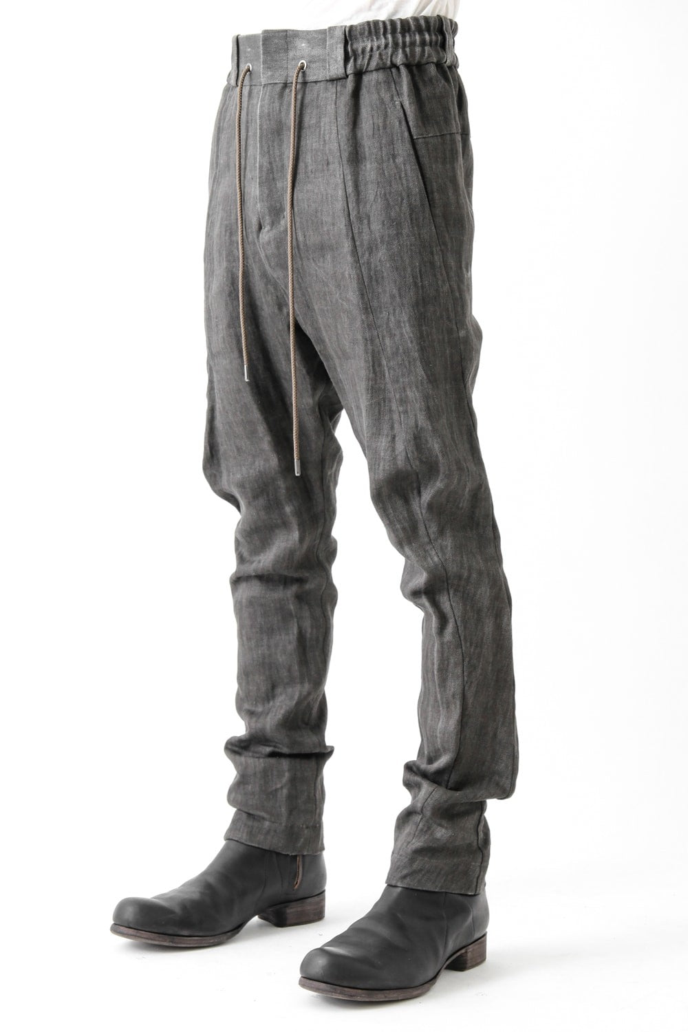Easy Pants Linen Denim Charcoal Dyed