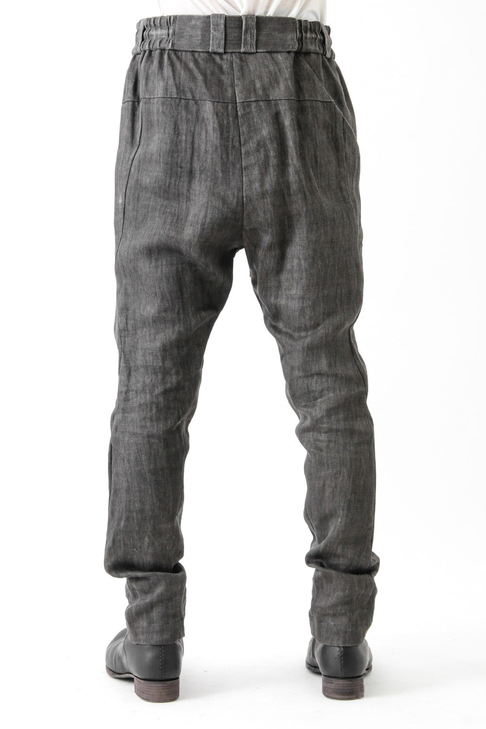 Easy Pants Linen Denim Charcoal Dyed