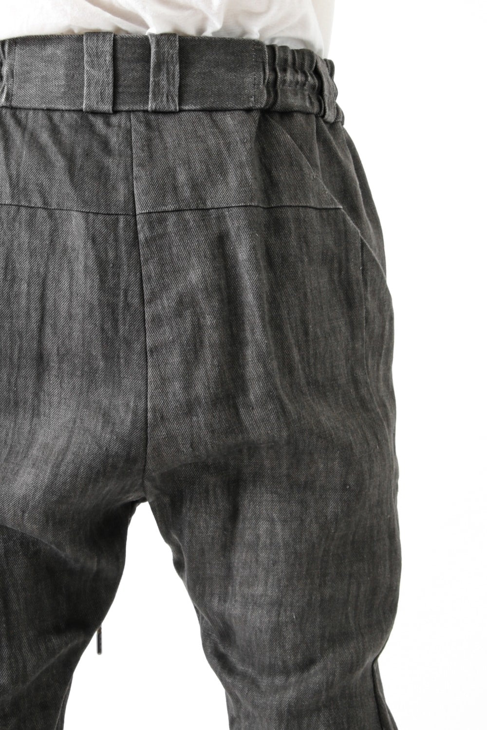 Easy Pants Linen Denim Charcoal Dyed