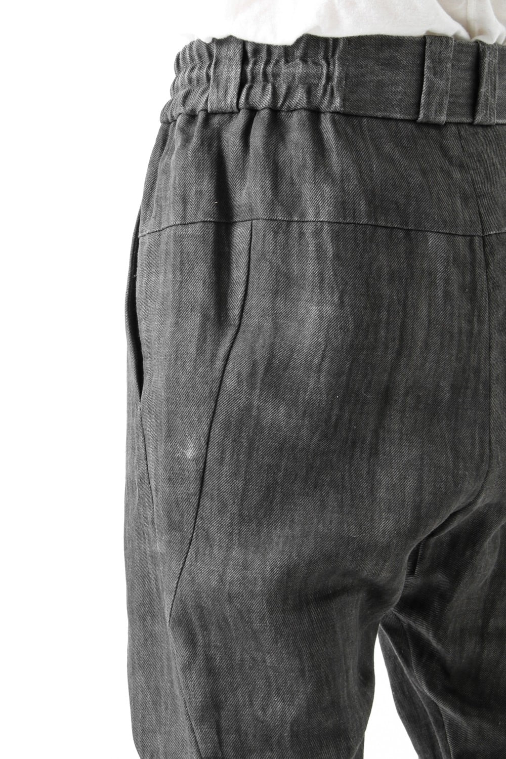 Easy Pants Linen Denim Charcoal Dyed