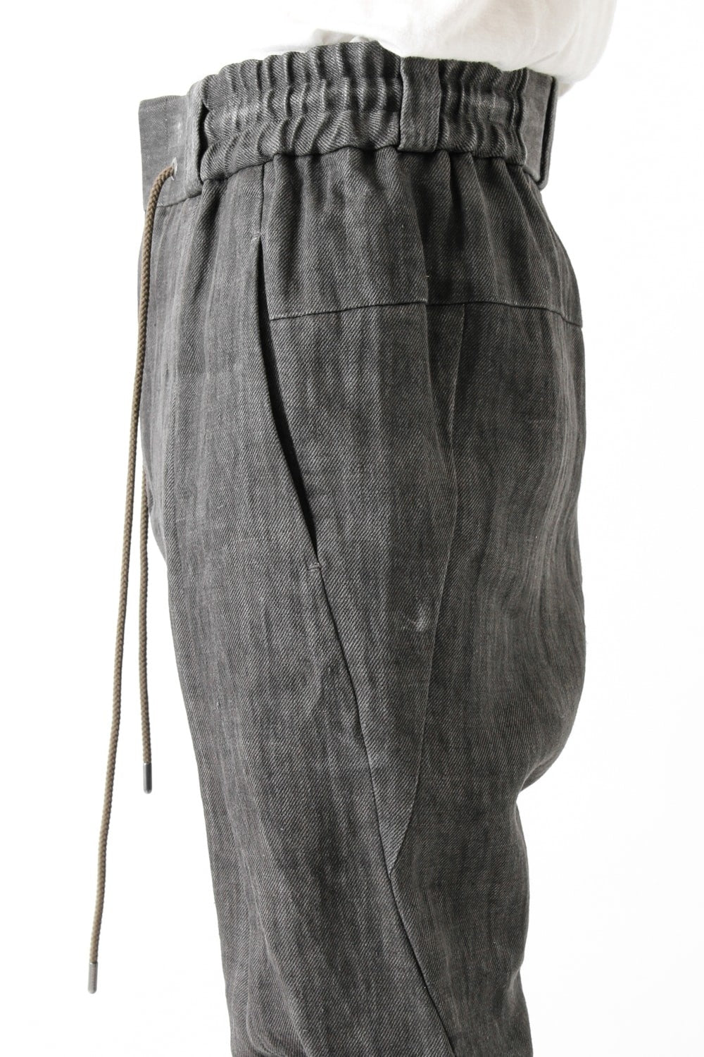 Easy Pants Linen Denim Charcoal Dyed