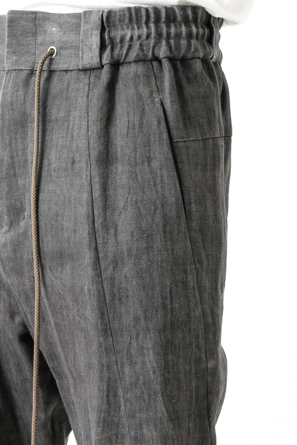 Easy Pants Linen Denim Charcoal Dyed