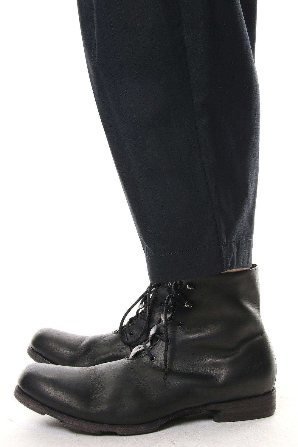 Cropped Pants Wool Super 140's Shadow Stripe