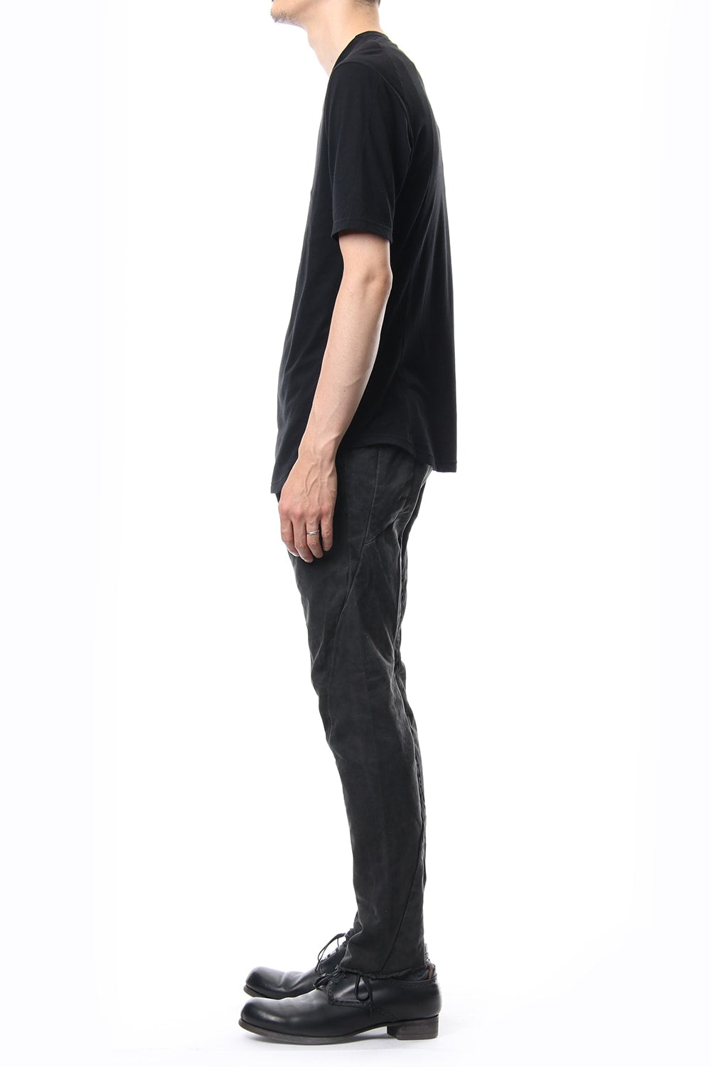 Slim pants  hard wash garment dye