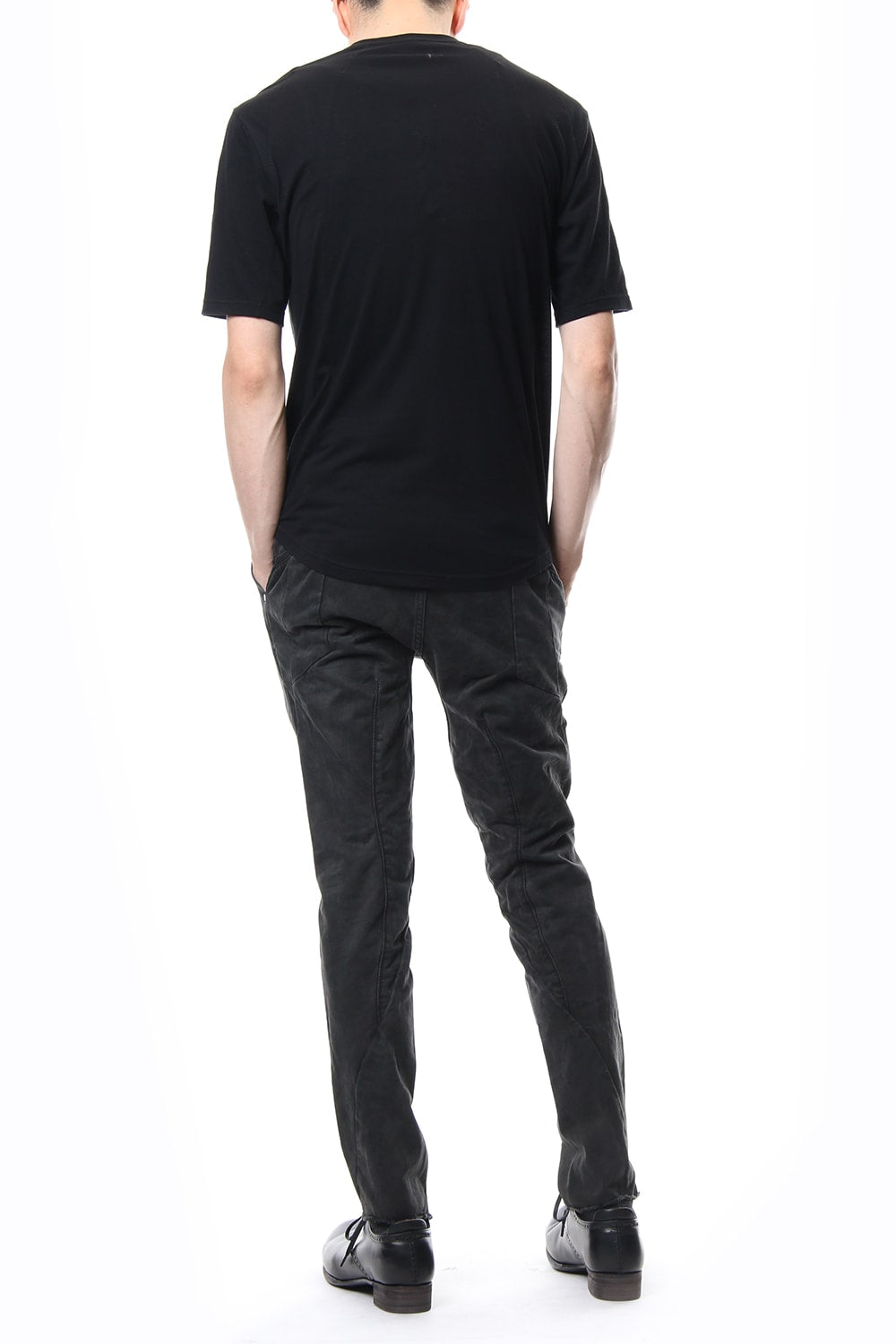 Slim pants  hard wash garment dye