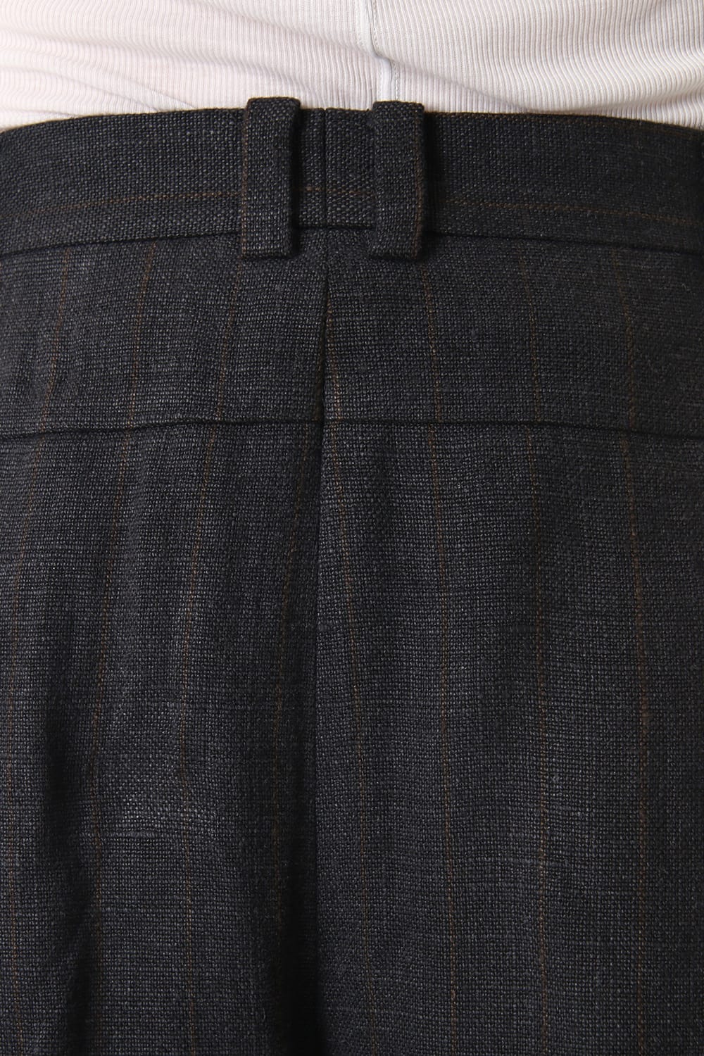 Linen Stripe Cropped Pants