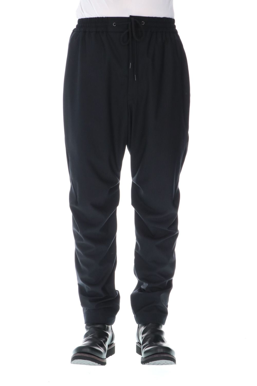 Easy pants wool super140’s shadow stripe