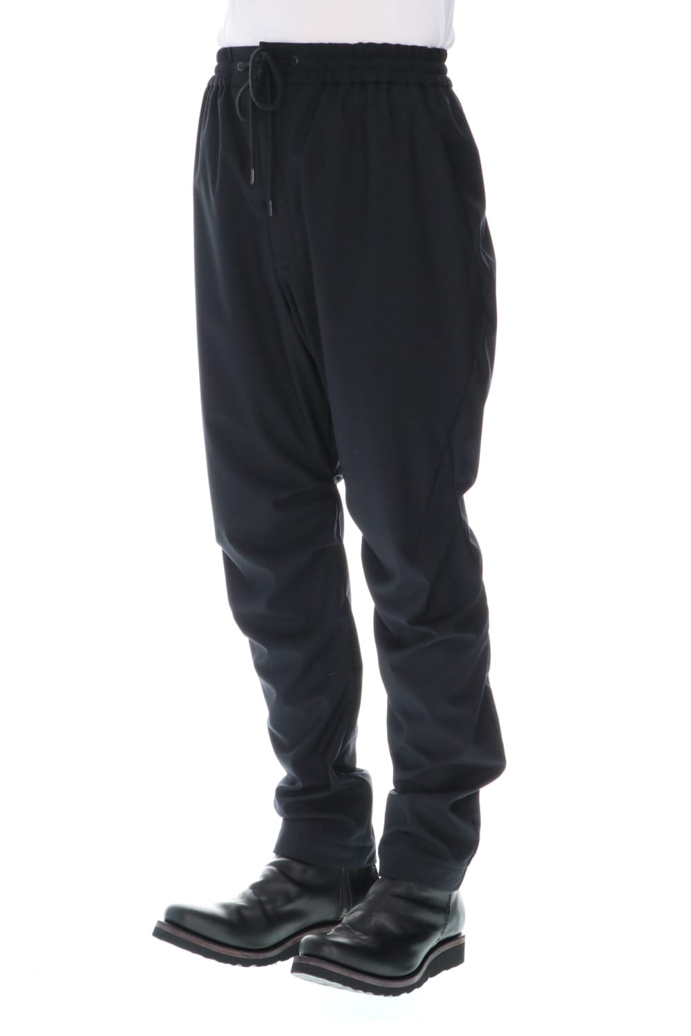 Easy pants wool super140’s shadow stripe