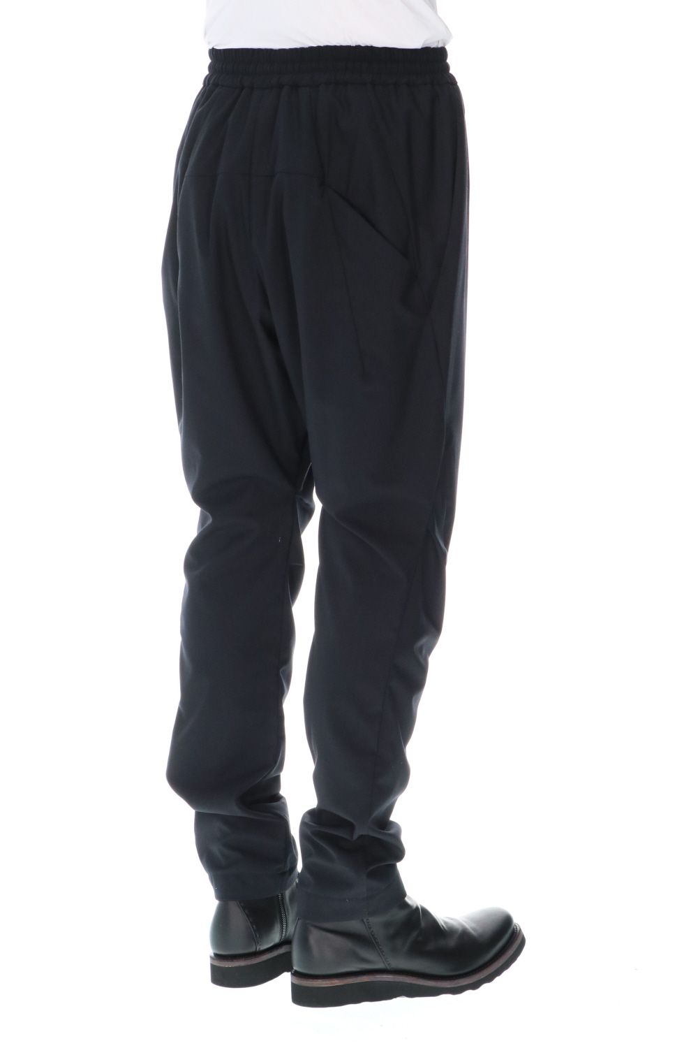 Easy pants wool super140’s shadow stripe