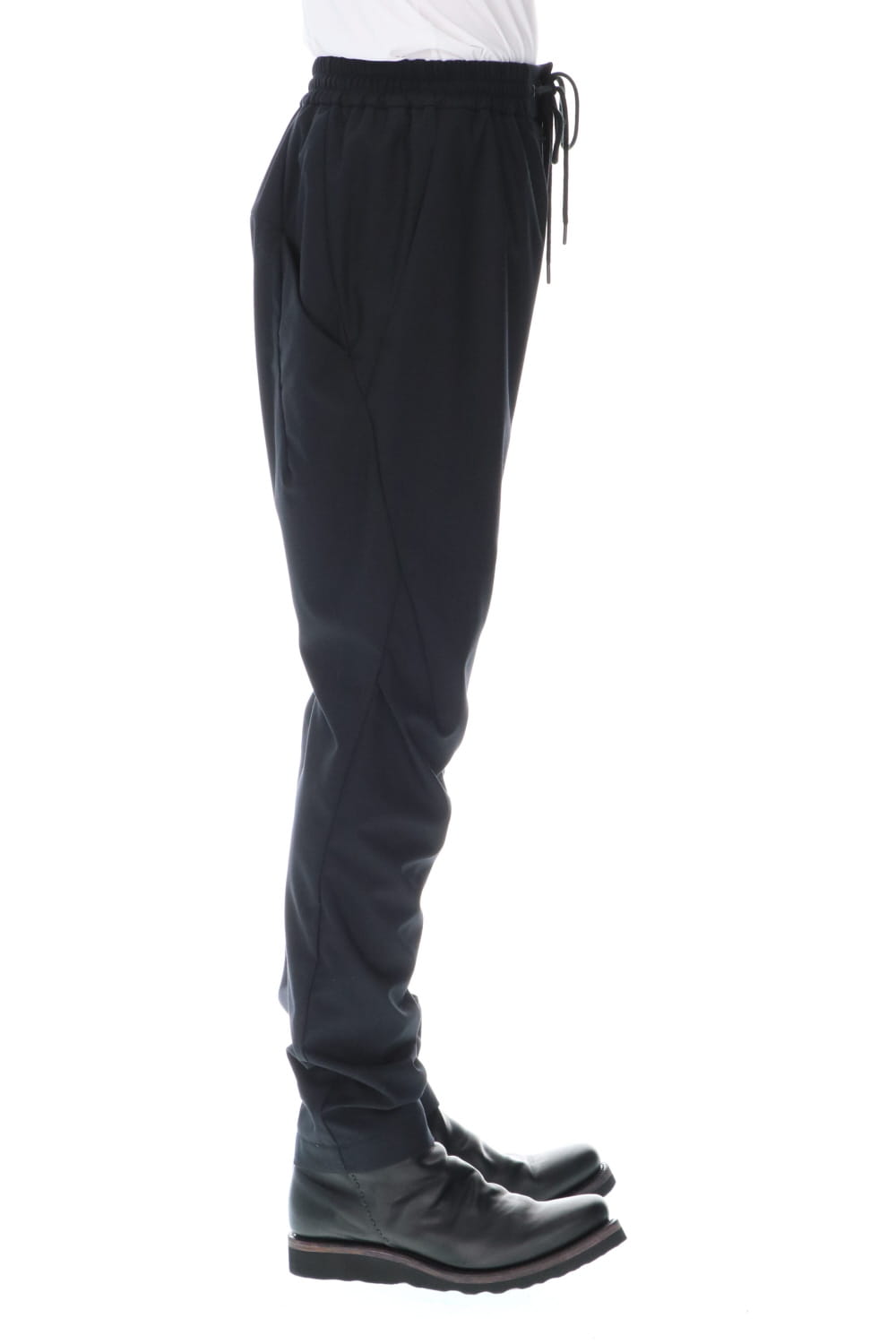 Easy pants wool super140’s shadow stripe