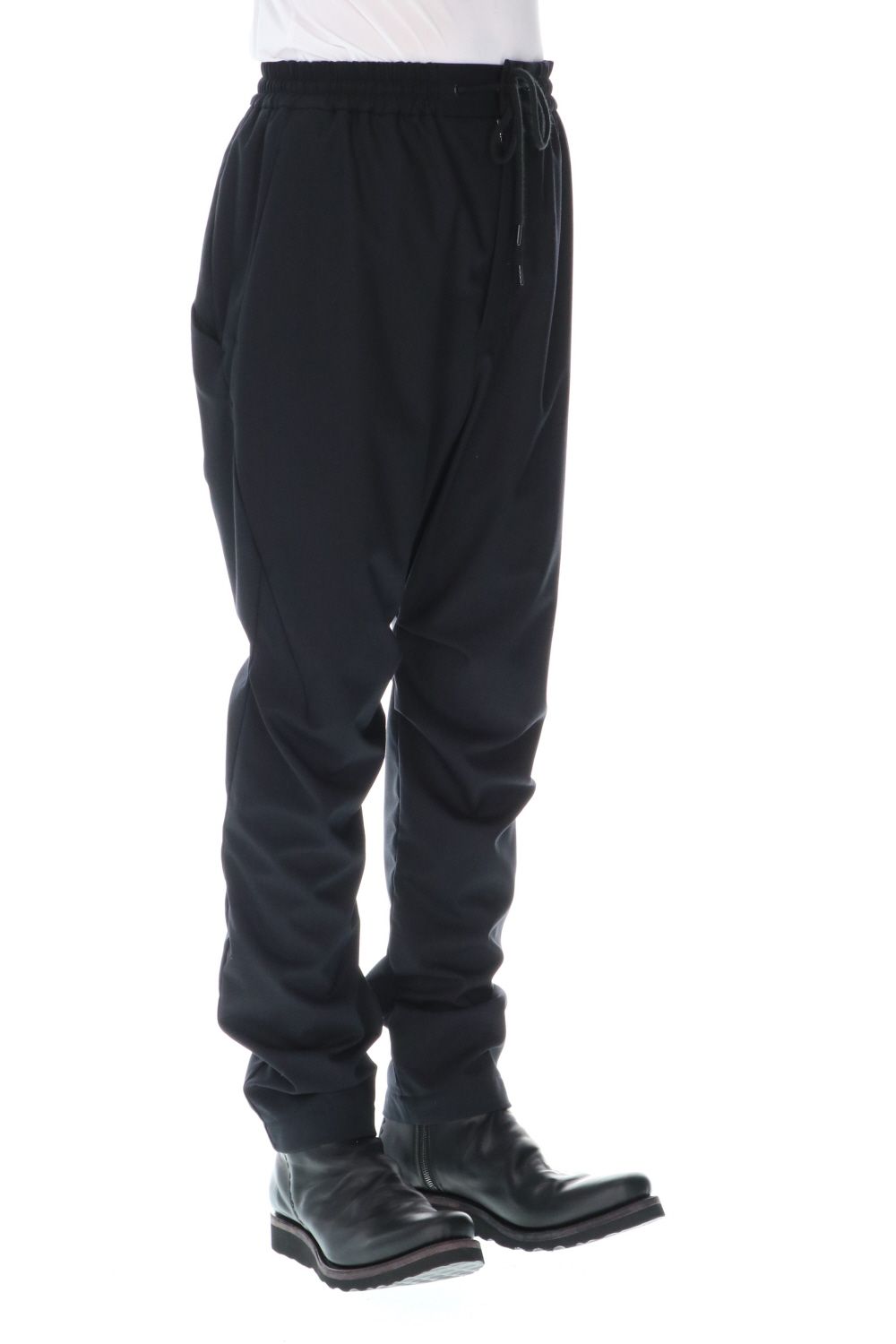 Easy pants wool super140’s shadow stripe