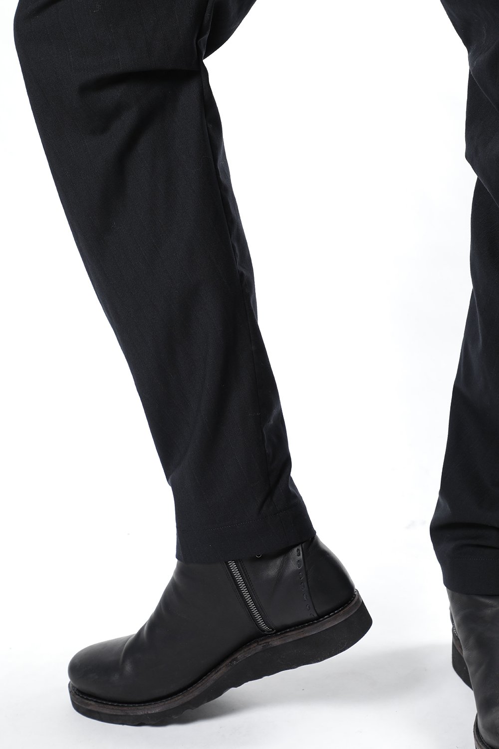 Easy pants wool super140’s shadow stripe