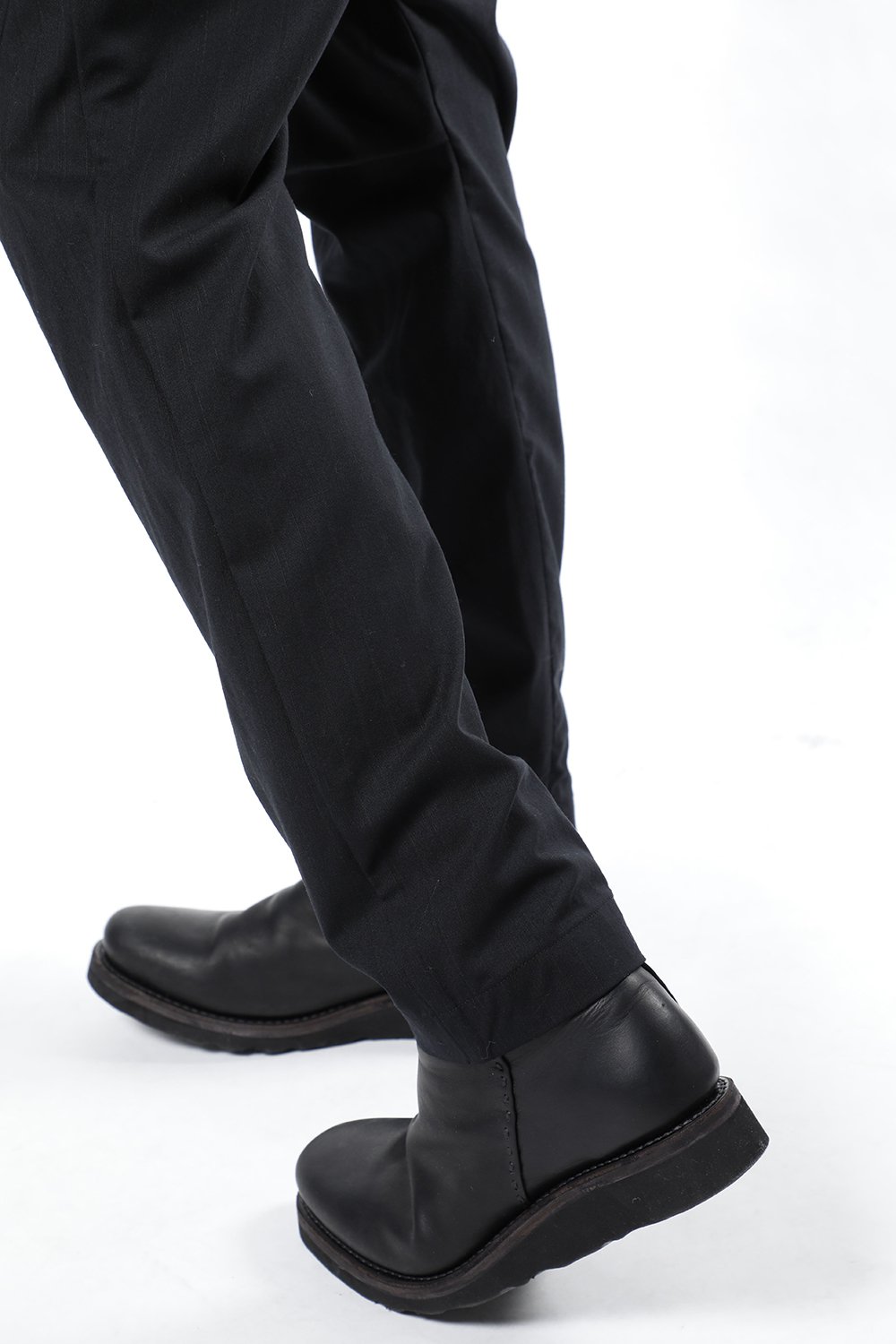 Easy pants wool super140’s shadow stripe