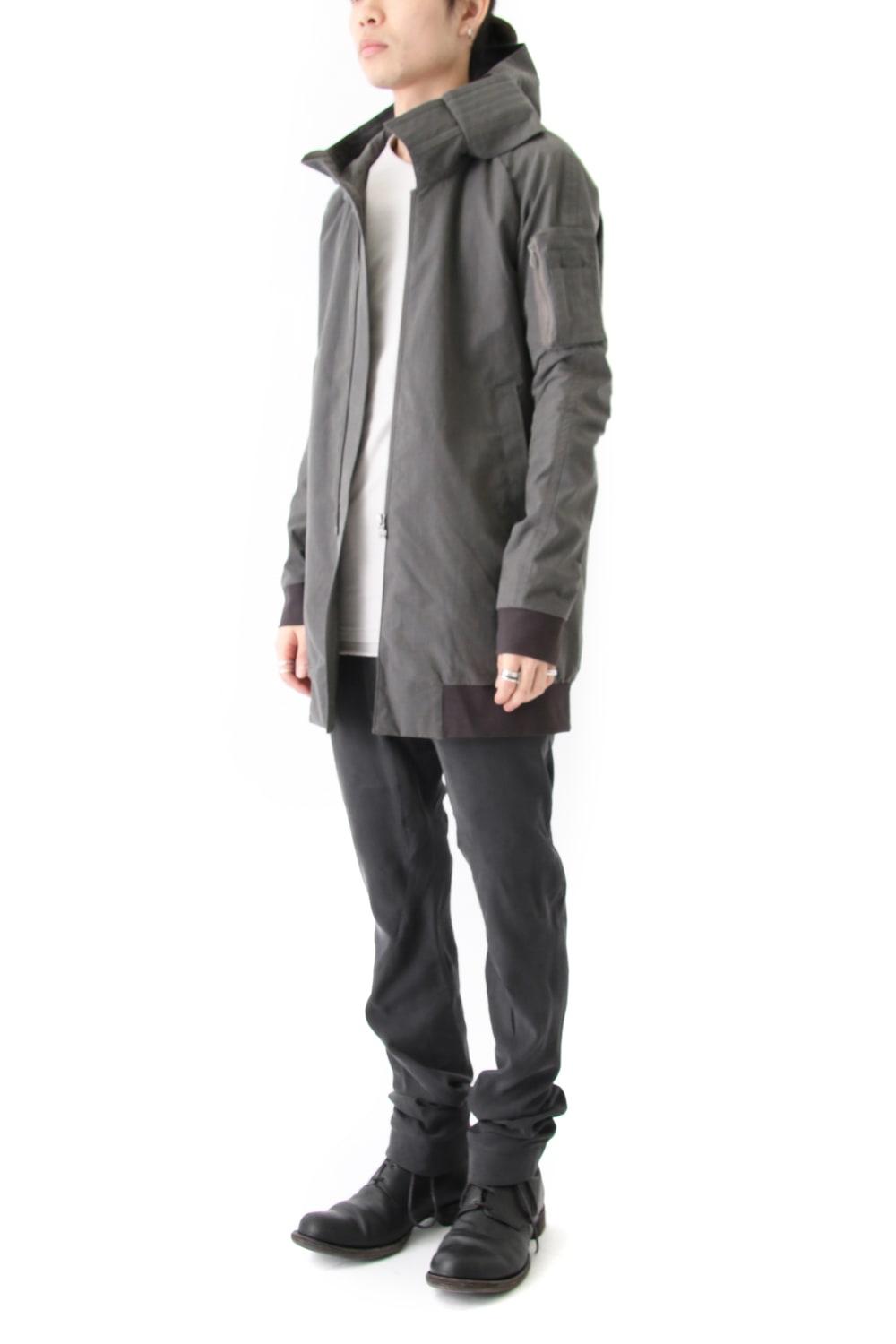 FASCINATE Limited Slim Pants Silk Plain Weave