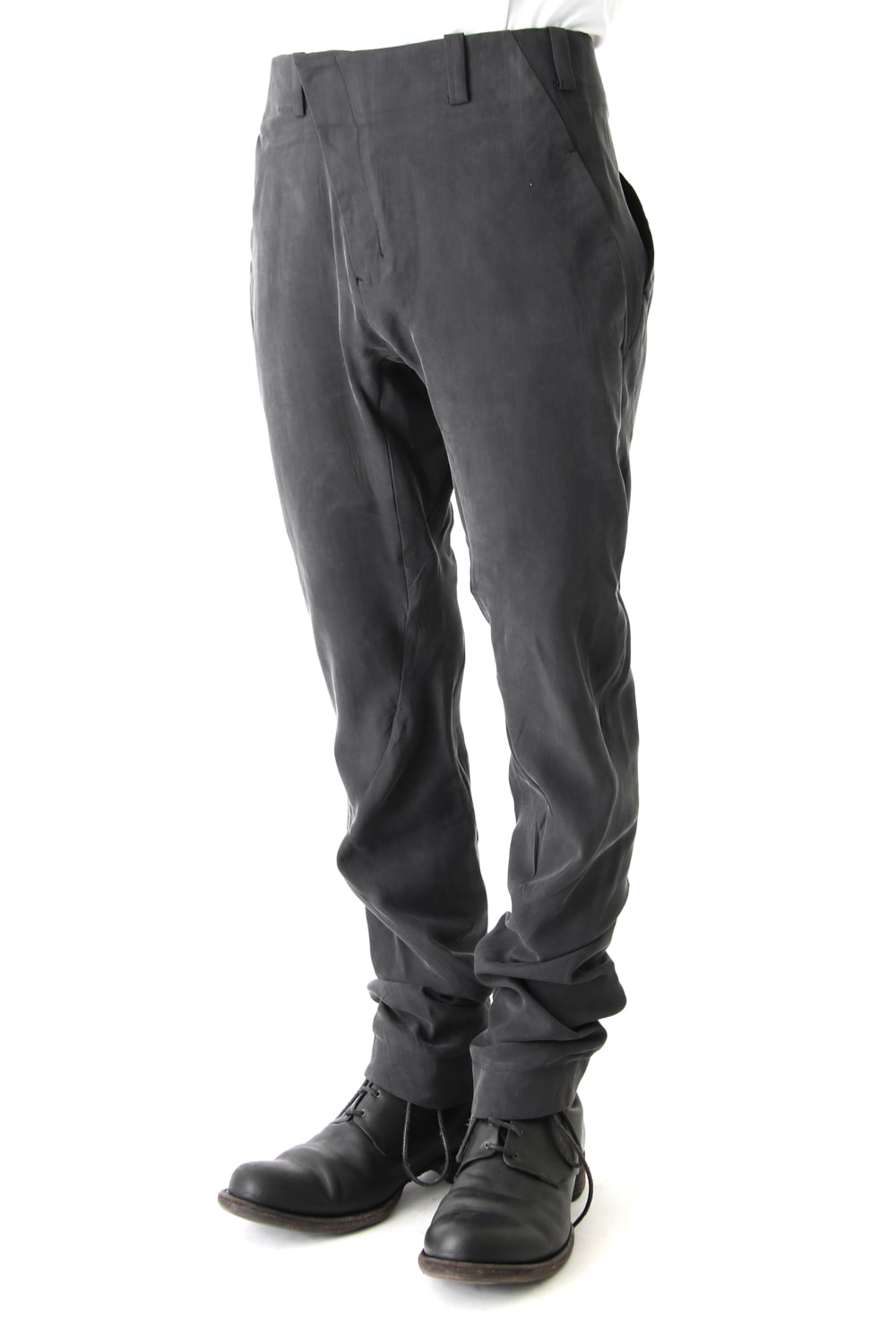 FASCINATE Limited Slim Pants Silk Plain Weave