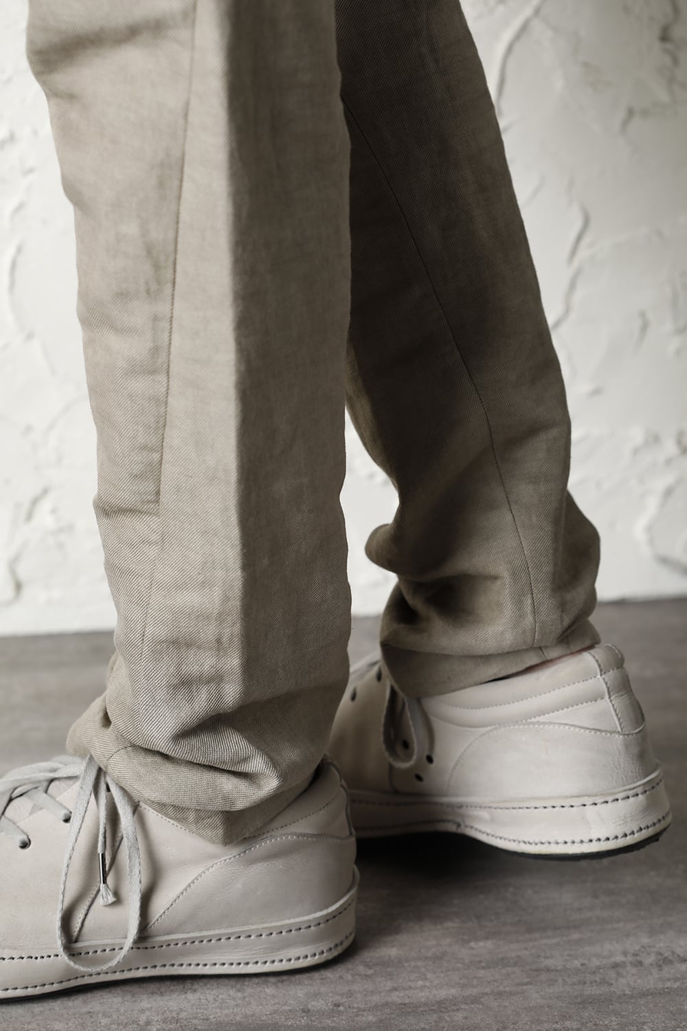 ドロップクロッチパンツ コットン / ラミ / カナパ コールドダイ