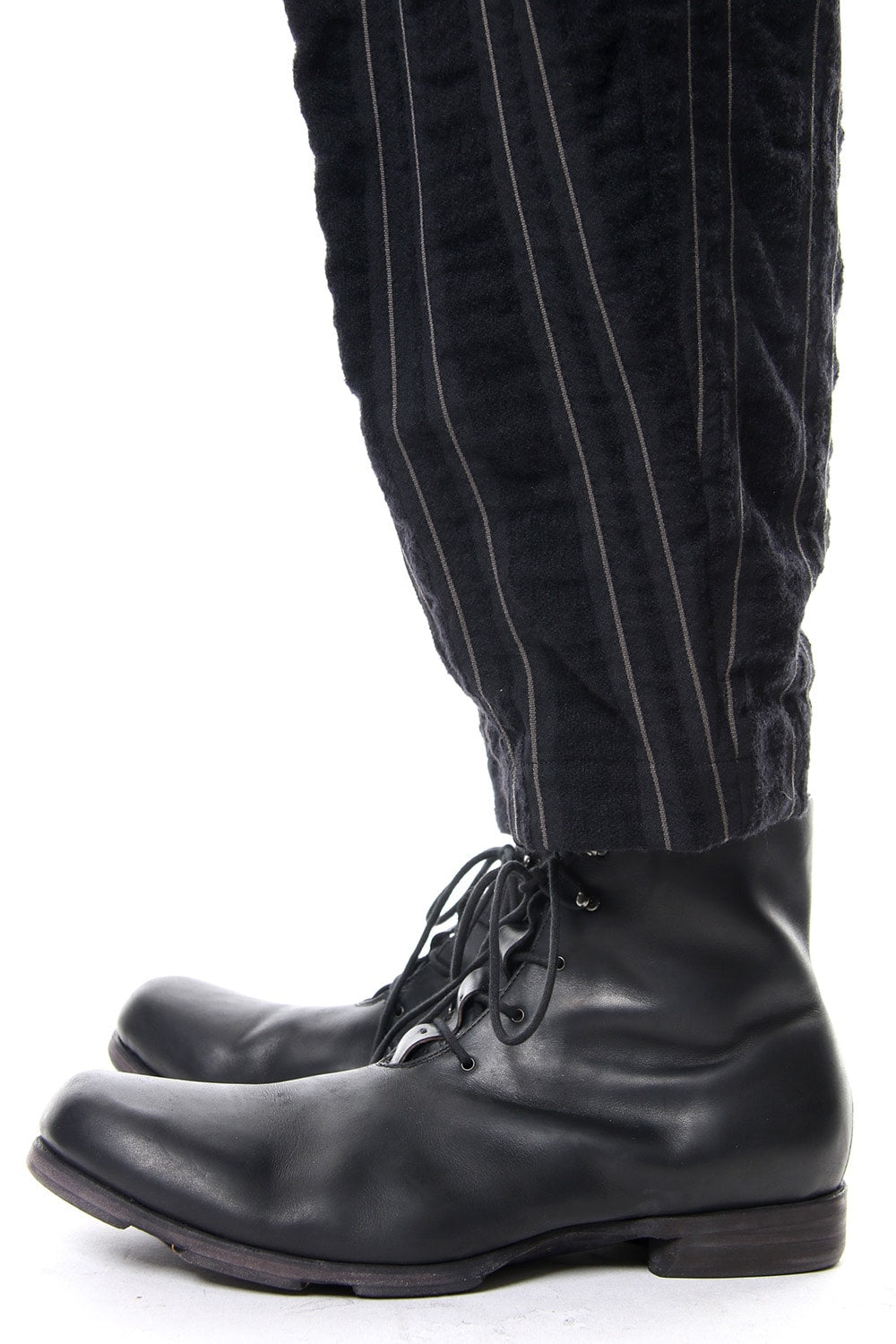 Cropped Pants Wool/ Cotton Stripe