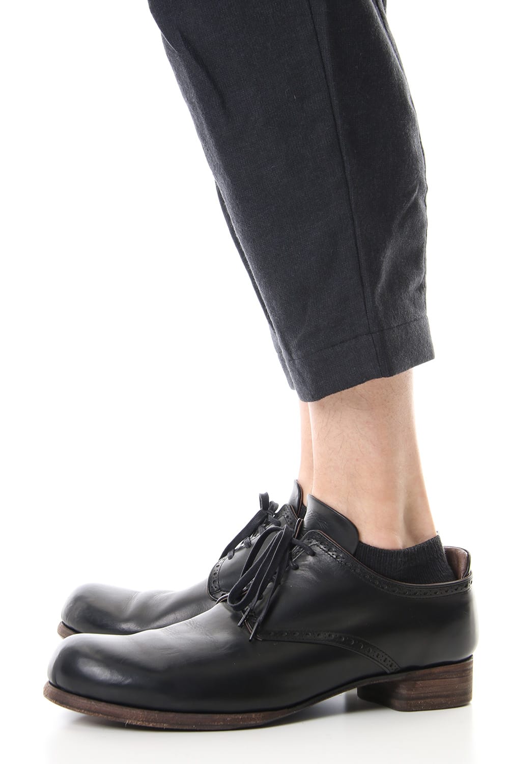 Cropped pants virgin wool / silk