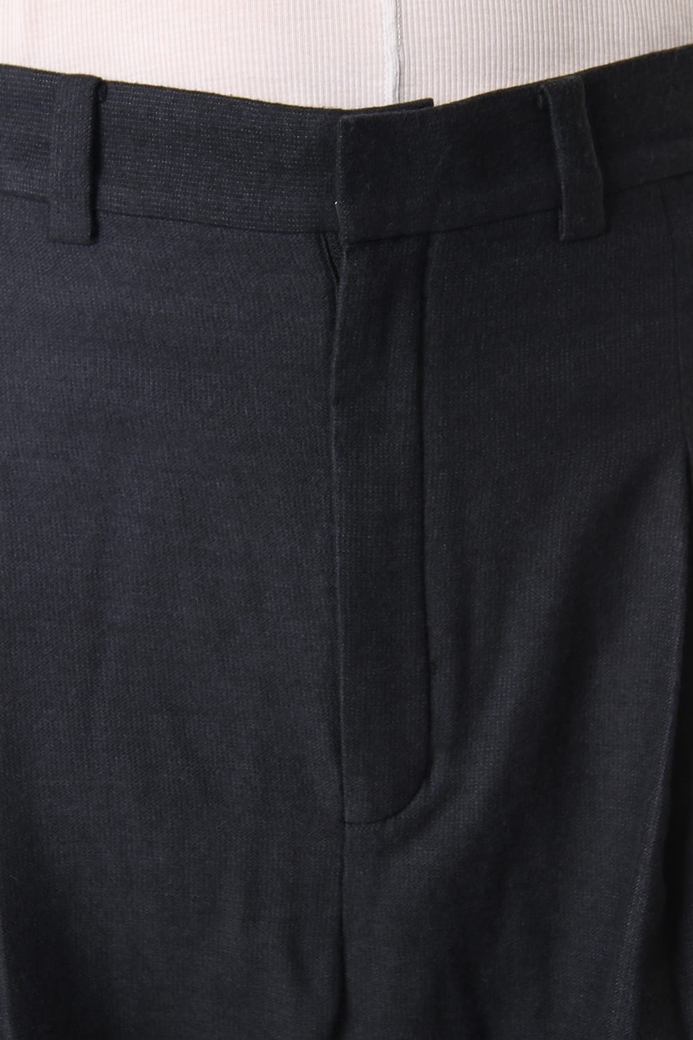 Cropped pants virgin wool / silk