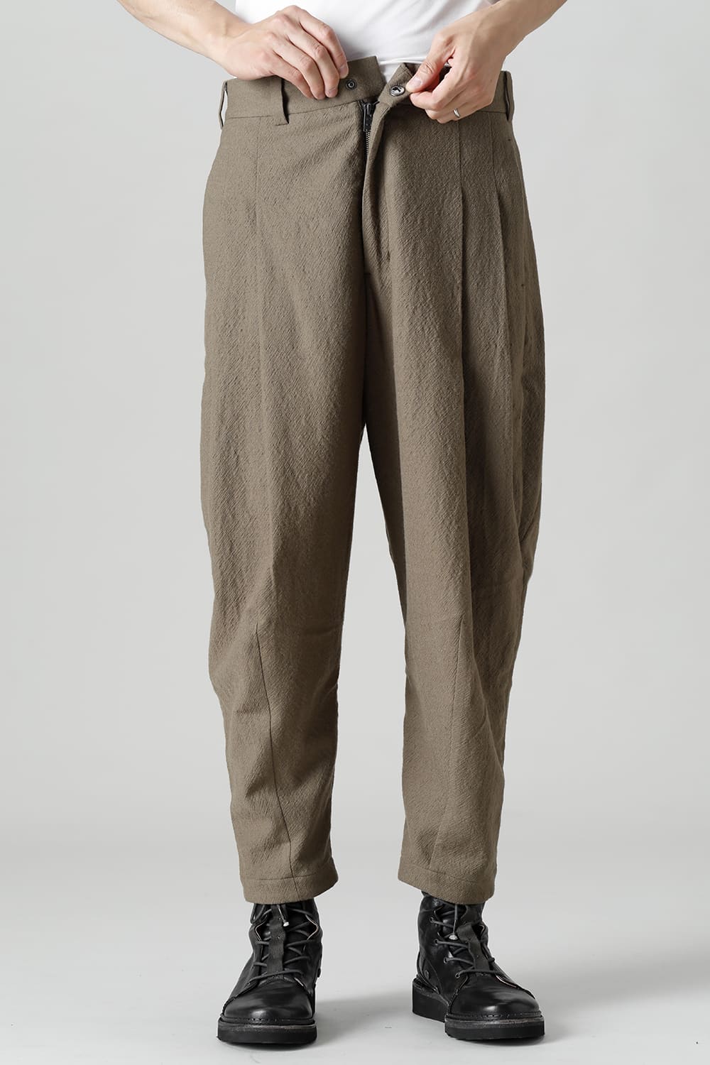 Cropped pants Virgin wool