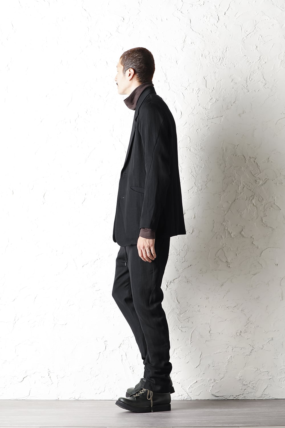 Slim pants wool canapa soft gabardine