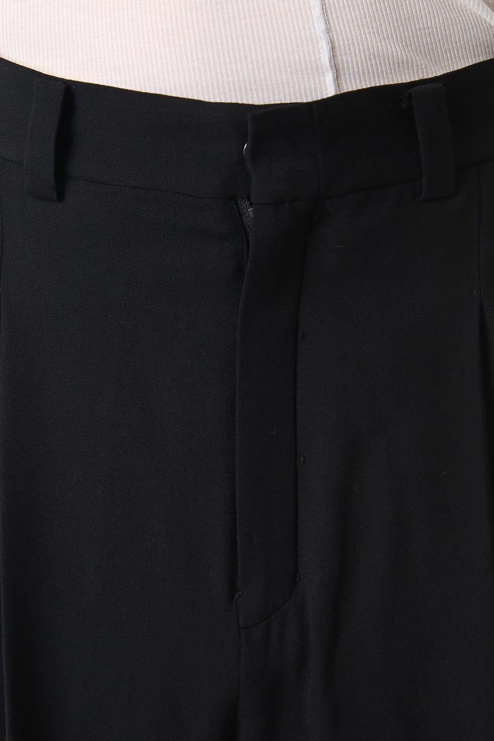 Cropped pants virgine wool 4way stretch