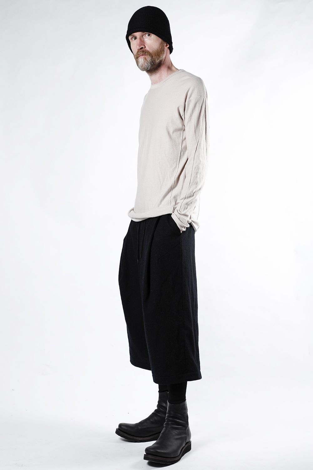 Layerd pants Virgine wool stripe