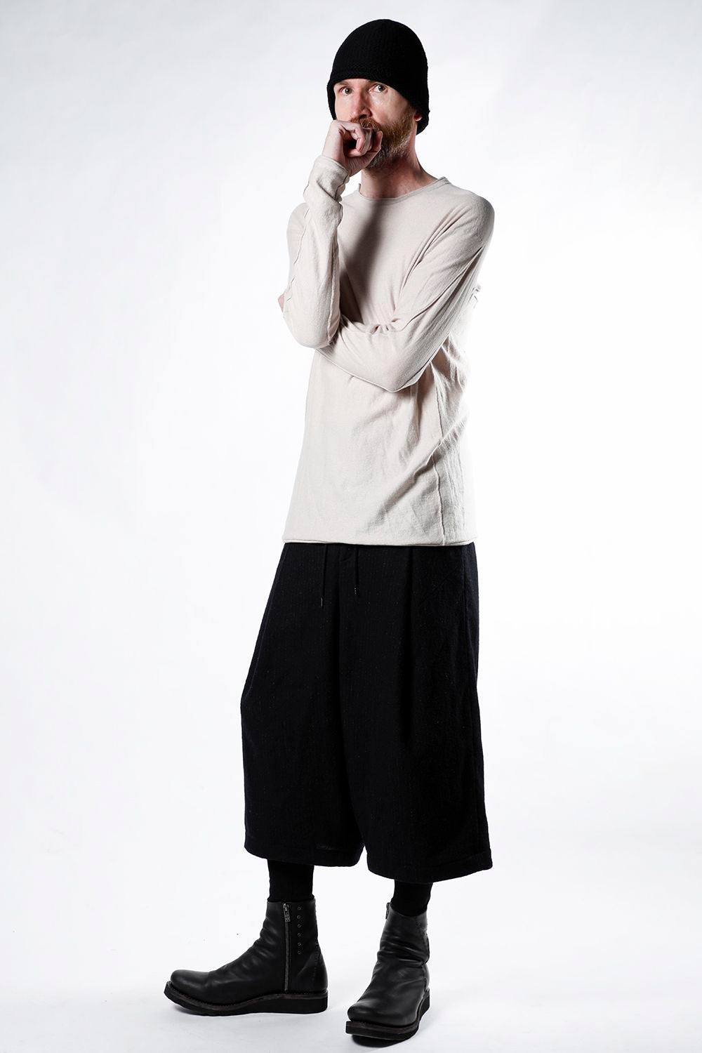 Layerd pants Virgine wool stripe