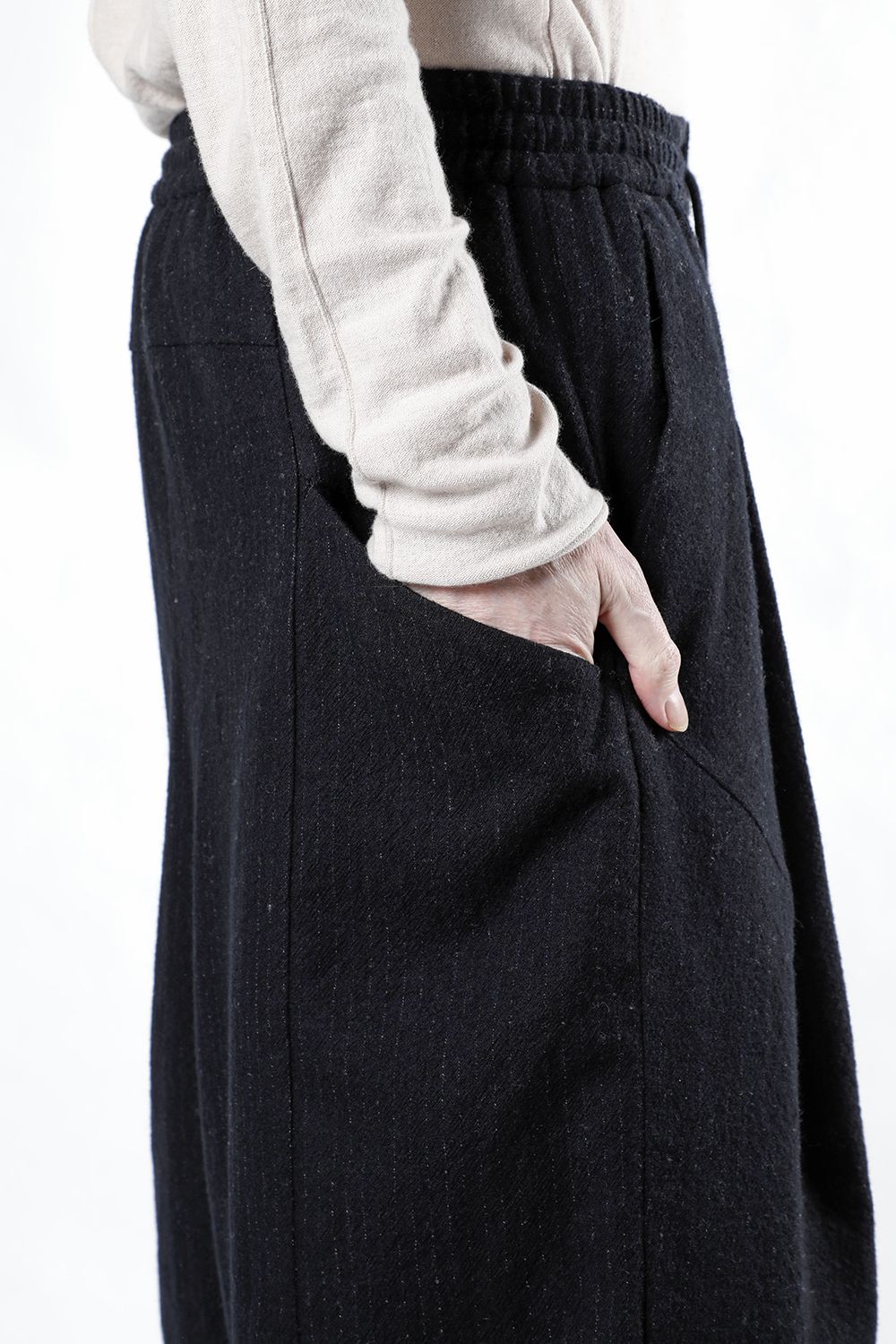 Layerd pants Virgine wool stripe