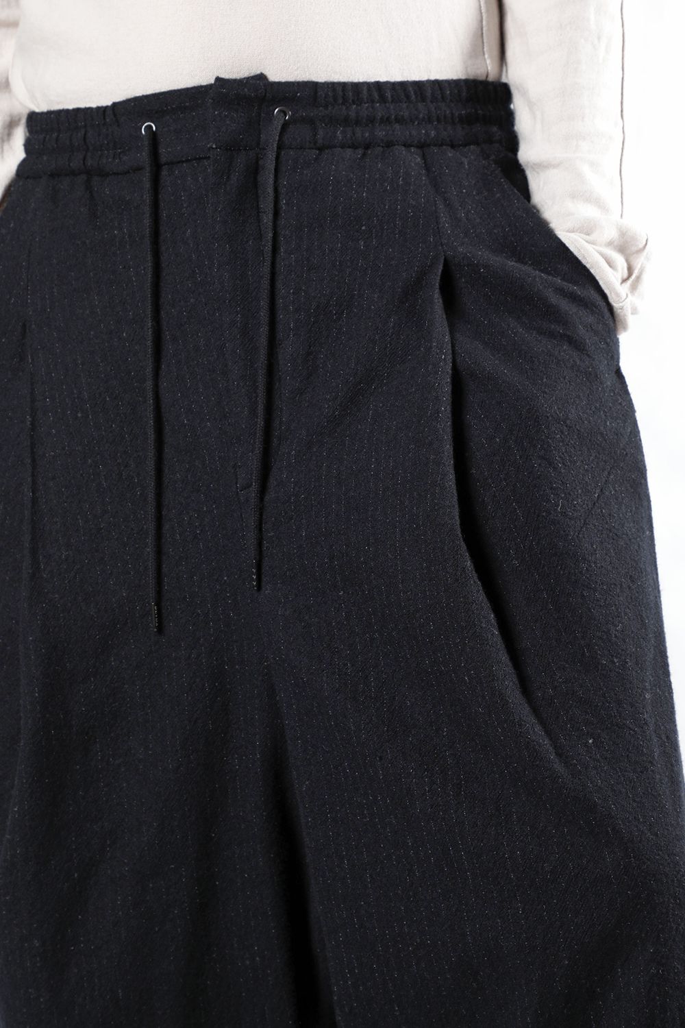 Layerd pants Virgine wool stripe