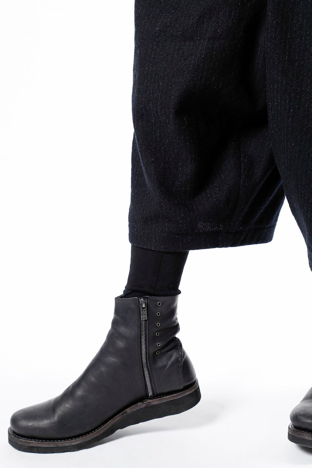 Layerd pants Virgine wool stripe