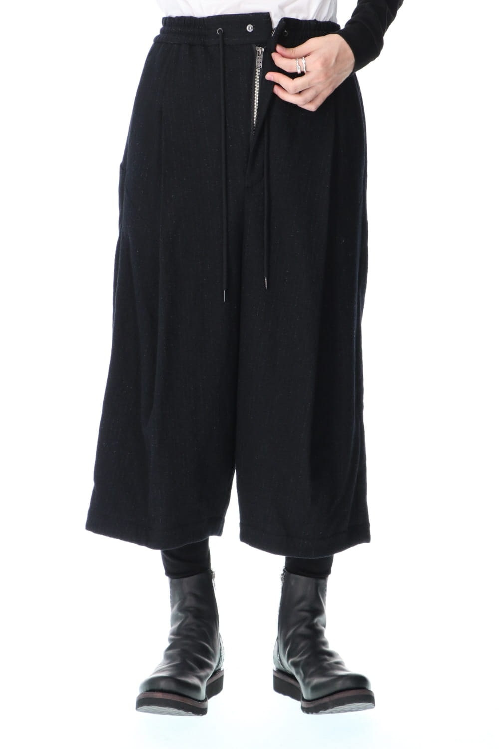 Layerd pants Virgine wool stripe